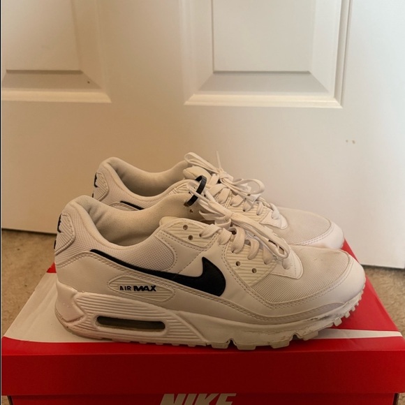 Nike Shoes - Nike Air Max White and Black Sneakers